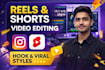 edit high retention reels and youtube shorts for growth