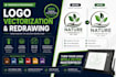 professionally recreate and vectorize your logo