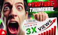 design eye catchy thumbnail for you