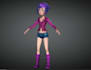 make for you stylized cartoon character,pbr texture,animate3d modular model,nsfw