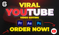 do viral youtube video editing with effects and captions