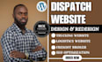 create moving company, logistics, trucking, dispatch, freight, hauling website