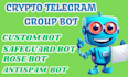 setup telegram bots in your crypto telegram group