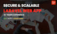 build a secure and scalable laravel web application