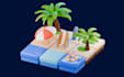 low poly 3d environments for for roblox