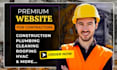 design construction, contractor, roofing, cleaning, plumbing website design