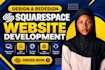 build squarespace website design or rerdesign squarespace website development