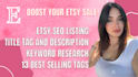 be your professional etsy expert