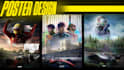 design a f1 or racing poster