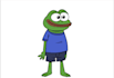 do pepe character, nft meme art, frog emotes and crypto meme art