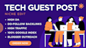 do tech guest post on high authority tech sites