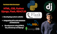 develop websites apis in python django with sql mongodb
