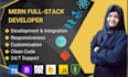 do reactjs, nextjs, typescript web app frontend or full stack mern development