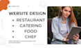create responsive restaurant, food website design