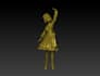 sculpt a hyper realistic 3d figure, model, character