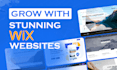 create stunning wix website