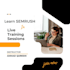 give semrush training lessons in live sessions