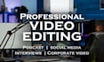 professionally edit your video, audio and podcast