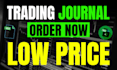 make best trading journal in excel as per requirements