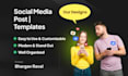 design professional social media posts for your business