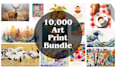provide printable 10,000 high quality wall art print for etsy
