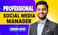 be your content creator, social media manager for facebook instragram marketing