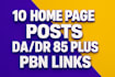 build high da dr 85 SEO backlinks on it com domain indo thai many more