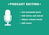 edit audio for podcast
