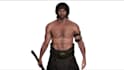 aaa game character, stylized nsfw character, uv map, retopology, 3d human model