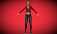 create game ready 3d character model with rigging for unity and unreal