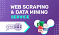 do web scraping, collect and extract data from any website