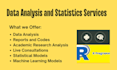 help in statistical data analysis using spss rstudio and python