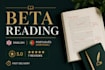 be your professional book beta reader and fiction feedback