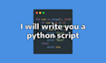 write a python script