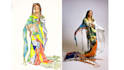 create a fashion illustration based on you and your energy