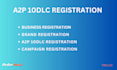 setup a2p 10dlc registration for twilio, gohighlevel