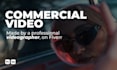 create cinematic commercial promo video ads