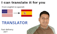 do a perfect translation from english to spanish