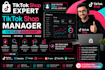 be your tiktok shop expert and tiktok account manager