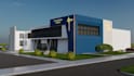 do church design  elevation 3d rendering  interior design