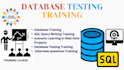 teach you sql query and database testing