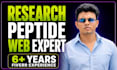 build woocommerce peptide research website for business, app