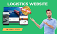 build your logistics website