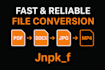 do whatever you need in file conversion