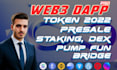 make openclaw, presale, staking, dex, pump fun, launchpad, meme coin on solana