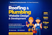 roofing and plumbing site with elementor design