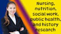 write content in nursing, healthcare, nutrition and psychology