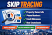 do real estate bulk skip tracing