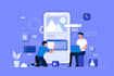 develop your front end hybrid application in flutter