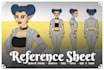 draw a reference sheet of your character